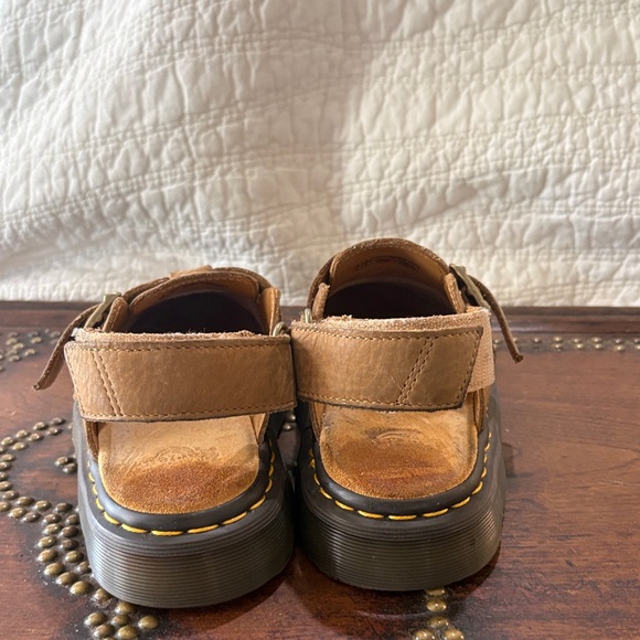 Dr. Martens Tan Leather Mules - Picture 2 of 7